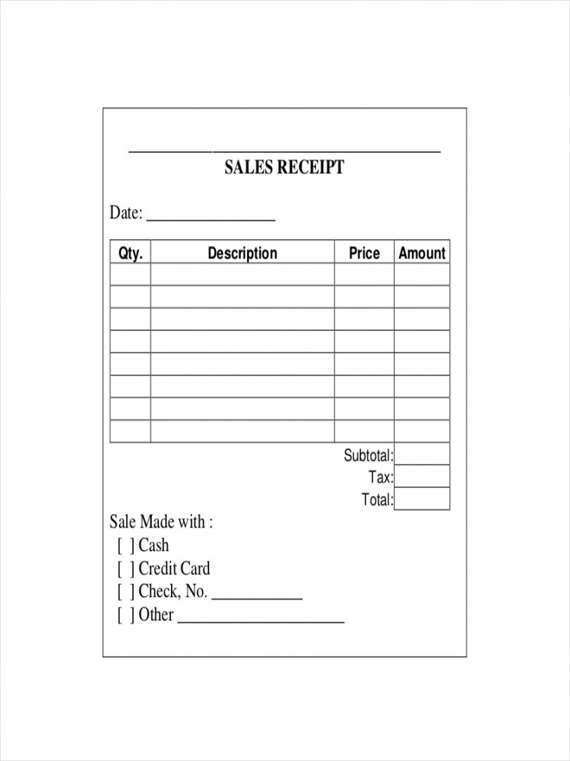 Free 32 Receipt Examples Samples In Pdf Word Pages Merchandise 