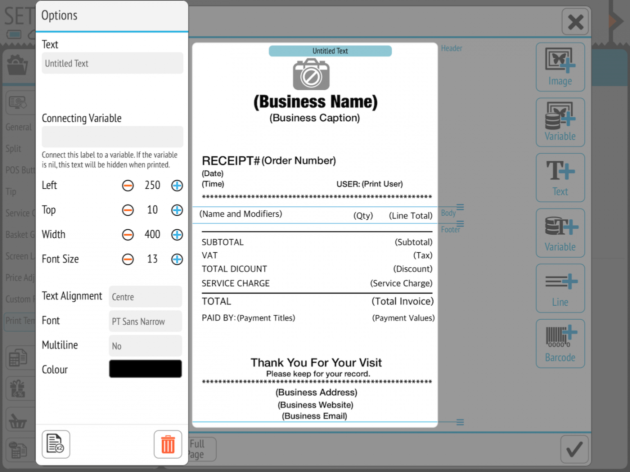 Thermal Printer Receipt Template EmetOnlineBlog