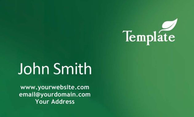 free business card template for photoshop