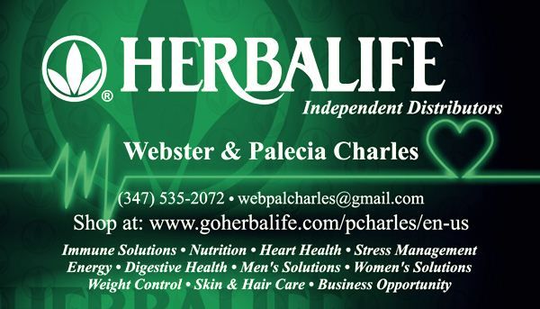 herbalife independent distributor business cards