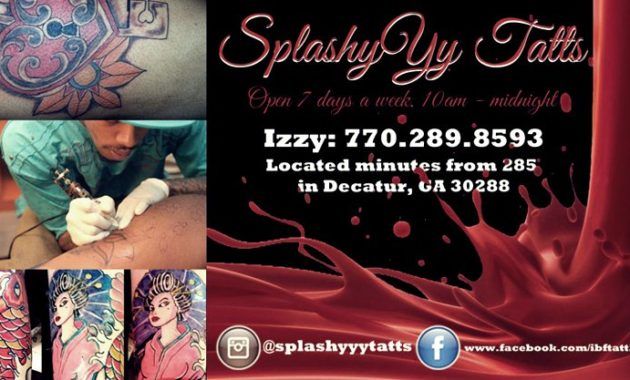 creative tattoo business cards templates free