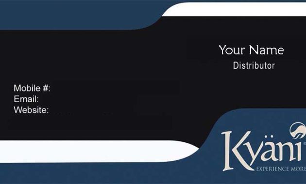 kyani business cards templates