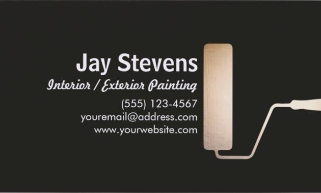 painting business cards ideas