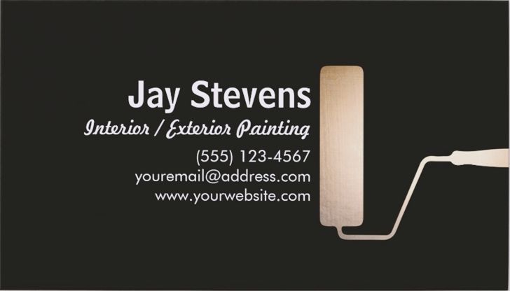 painting business cards ideas
