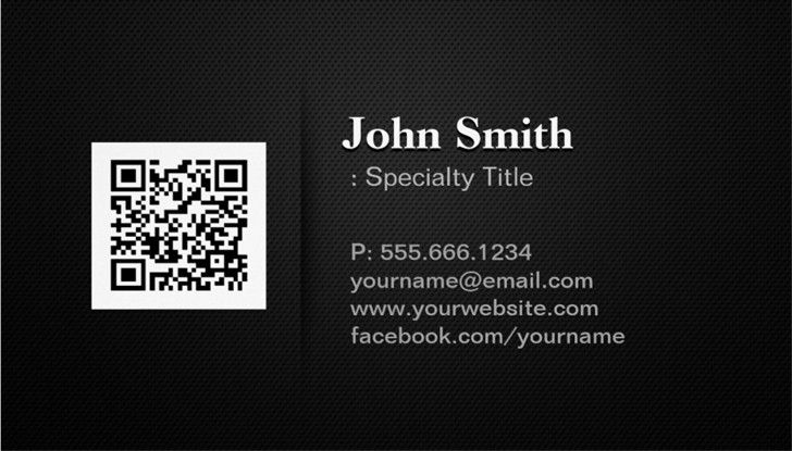 qr codes business cards