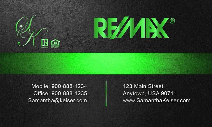 unique remax business cards templates