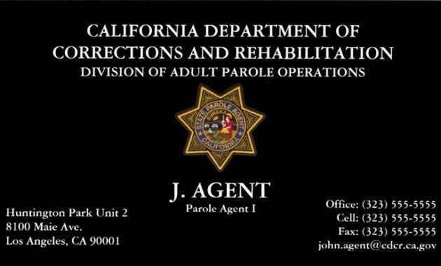 federal law enforcement business cards