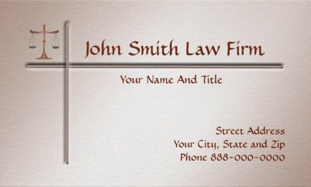 law firm business cards templates