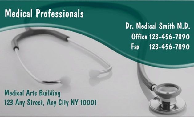 medical business cards templates