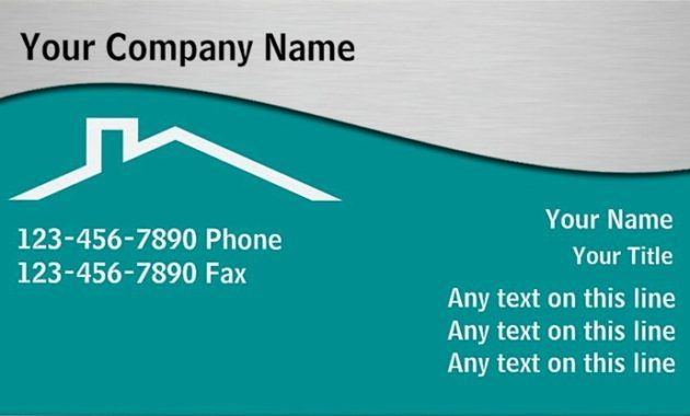 roofing business cards templates free