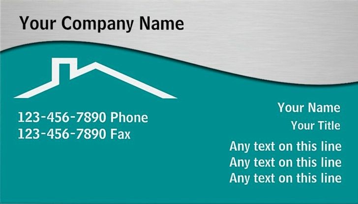 roofing business cards templates free