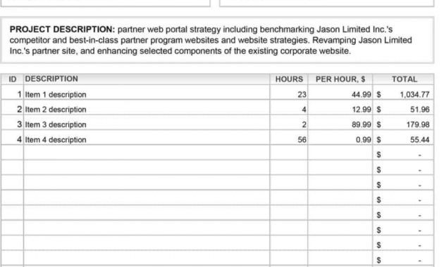 44 free estimate template forms [construction repair cleaning] carpenter quotation template example