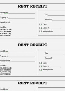 free 14 features of rent receipt  the invoice and form template room rent receipt template