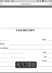 free how to write a taxi receipt form  pdf template  youtube taxi receipt template sample