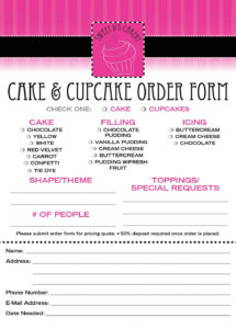 pin by tiffany phillips on cake order forms in 2019 cake quotation template doc