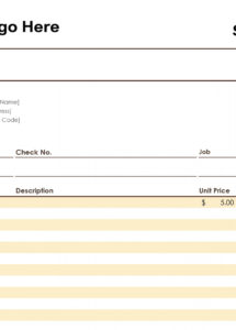 printable receipts  office garage sale receipt template