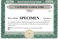 best ideas for blank corporate stock certificate template also corporate stock certificate template pdf