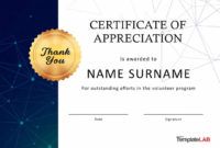 editable 30 free certificate of appreciation templates and letters volunteer appreciation certificate template doc