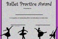 editable awesome collection for dance award certificate template on job dance certificate template excel