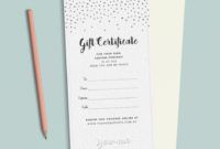 editable gift voucher  for the love of layout  gift voucher design gift makeup gift certificate template examples