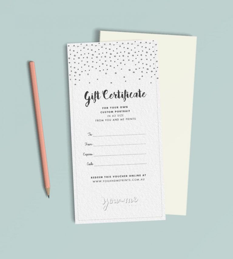 Editable Gift Voucher For The Love Of Layout Gift Voucher Design Gift ...