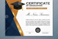 editable high school diploma certificate template stock vector  illustration high school graduation certificate template examples