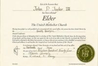 elder ordination certificate template  templates 27017  resume elder ordination certificate template samples