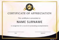 free 30 free certificate of appreciation templates and letters template certificate of appreciation samples