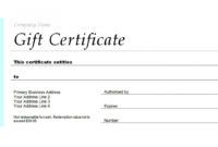 free gift certificate templates you can customize car wash gift certificate template samples