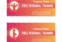 free personal training gift vouchers royalty free vector personal training gift certificate template