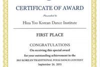 free template first place award template certificate templates choice dance certificate template