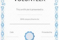 free volunteer appreciation certificates — signup volunteer appreciation certificate template samples