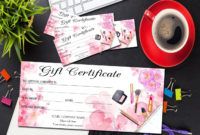 makeup artist gift certificate template gift certificate  etsy makeup gift certificate template doc