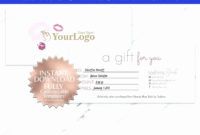 makeup gift certificate template  saubhaya makeup makeup gift certificate template excel