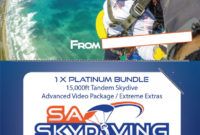 printable adelaide skydiving gift vouchers  sa skydiving skydiving gift certificate template doc