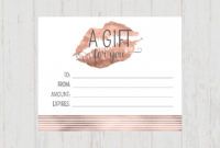 printable editable lipsense gift certificate  lipsense printable  senegence makeup gift certificate template excel