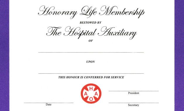 14+ honorary life certificate templates  pdf docx  free &amp; premium certificate of honorary membership template excel