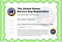 editable 002 service dog certificate template luxury training certificates service dog training certificate template