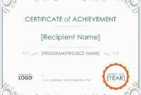 editable certificate of achievement template free luxury 26 achievement lifetime achievement award certificate template doc