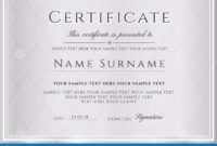 editable certificate vector template formal silver border geometric pattern formal award certificate template pdf