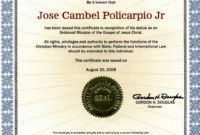 editable ordination certificates printable ordination certificate pastor ordination certificate template samples