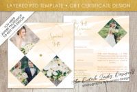 editable photography gift certificate template  photo gift card  layered gift certificate template for photographers doc