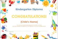 editable screenshot of the kindergarten diploma template  invitations pre kindergarten certificate template pdf