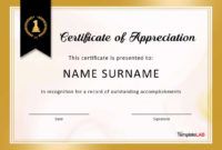 free 30 free certificate of appreciation templates and letters certificate for years of service template samples