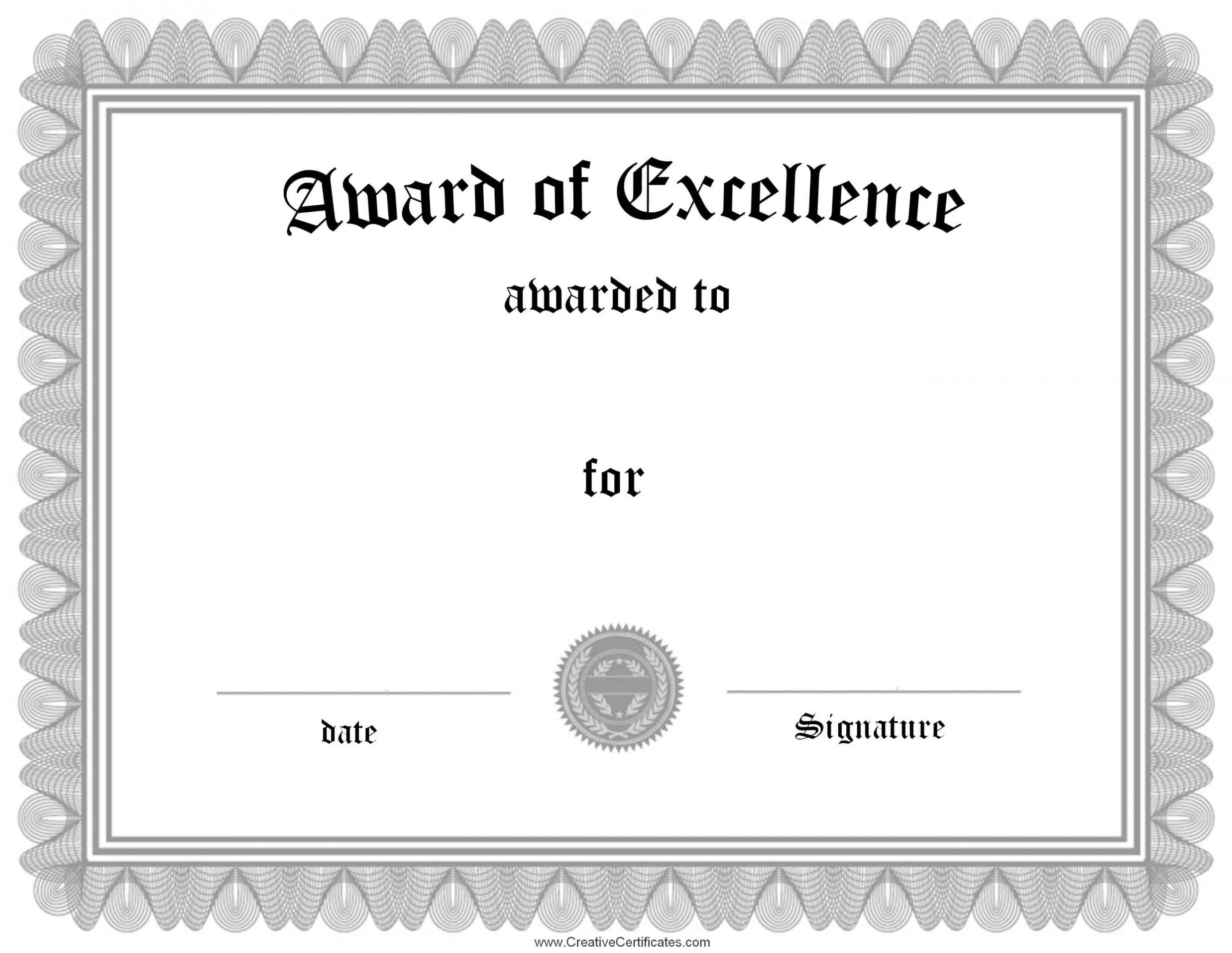 free free customizable certificate of achievement lifetime achievement award certificate template examples