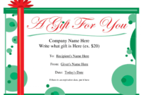 free free printable gift certificate template  free christmas gift full page gift certificate template samples