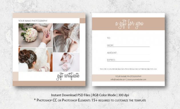 free photography gift certificate template gift certificate template for photographers pdf