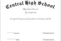 printable 31 high school diploma template &amp;amp; fake transcripts download!! ✅ middle school graduation certificate template samples