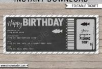 printable fishing birthday gift pass ticket voucher certificate  etsy fishing gift certificate template examples