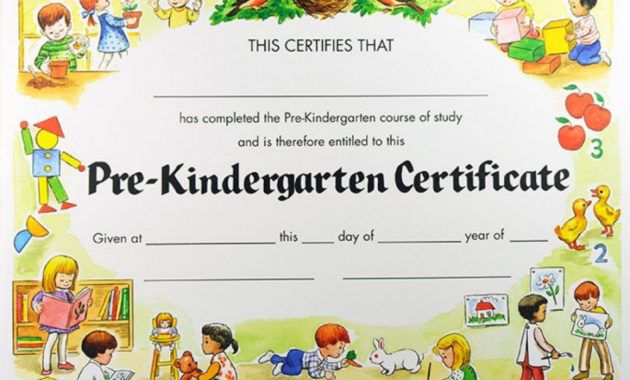 printable prek certificates of completion  home &gt; prekindergarten pre kindergarten certificate template doc